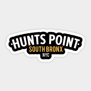 Hunts Point - A Modern Oasis in the Bronx NYC Sticker